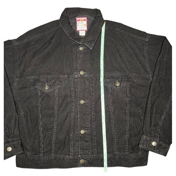 Looney Tunes Black Corduroy “The Wilder One” Bugs Bunny Jacket - XL - Picture 3 of 10